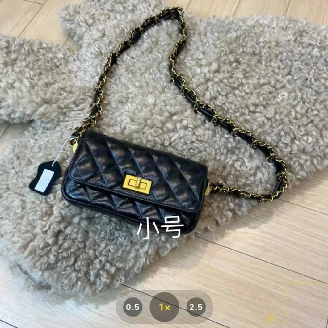 24249诗诗家轻奢女士小香风时尚网红洋气百搭小众ins单肩质感包包