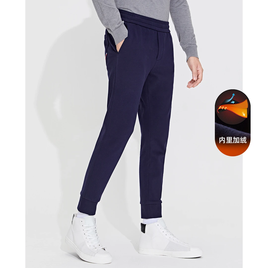 Navigare/纳维凯尔男士秋冬裤子休闲裤针织舒适户外透气加雅丹风