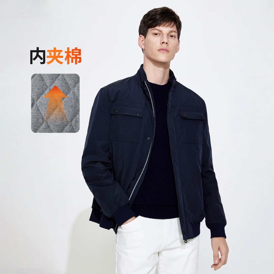 Navigare/纳维凯尔意大利小帆船男士春秋时尚户外休闲短装单夹克