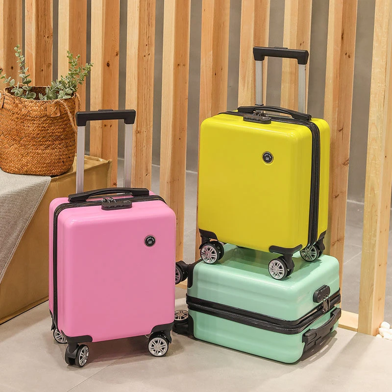 行李箱女ins学生密码箱学院风14寸小型16新款旅行拉杆航空登机箱