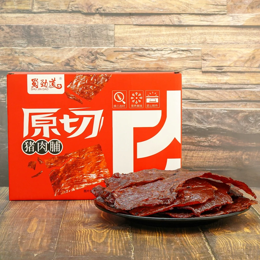 蜀劲道原切猪肉脯蜜汁肉铺肉干特产小大杨哥网红肉脯休闲零食小吃