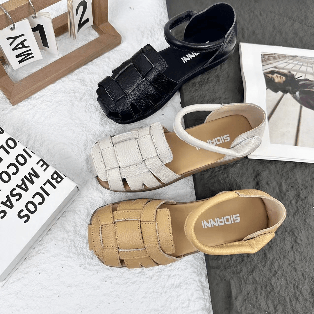 春夏季新品经典时尚百搭时装凉鞋镂空平底软底冷粘工艺2531//SDN