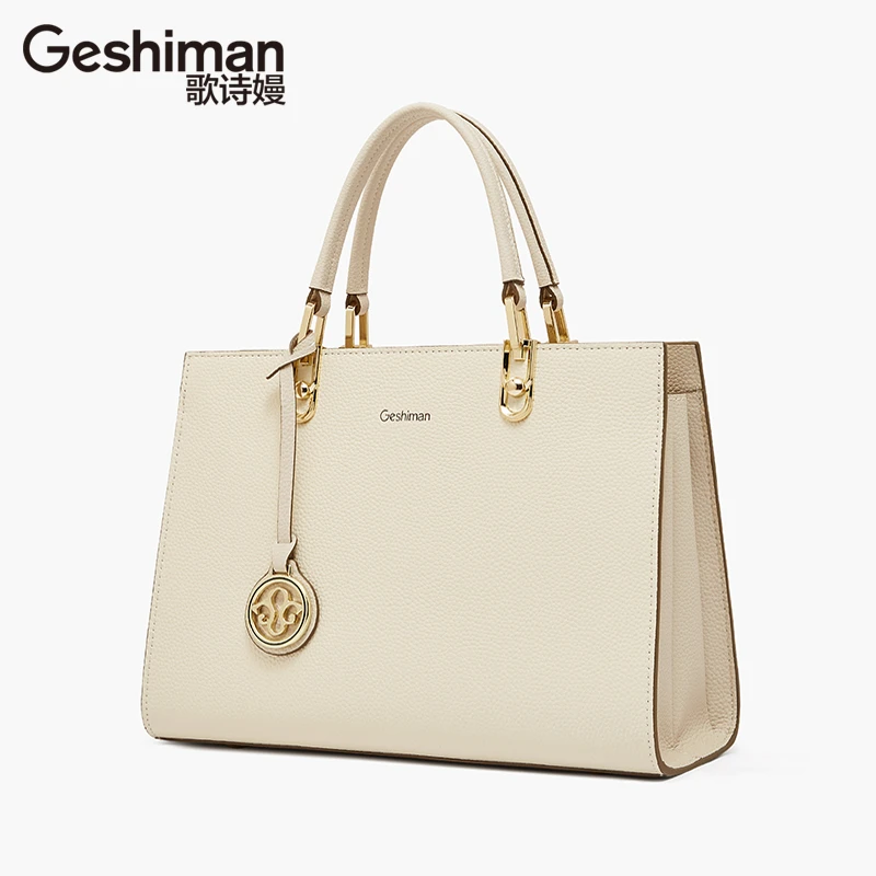 头层牛皮包包女士2024新款高级感斜挎包妈妈轻奢品牌通勤真皮女包