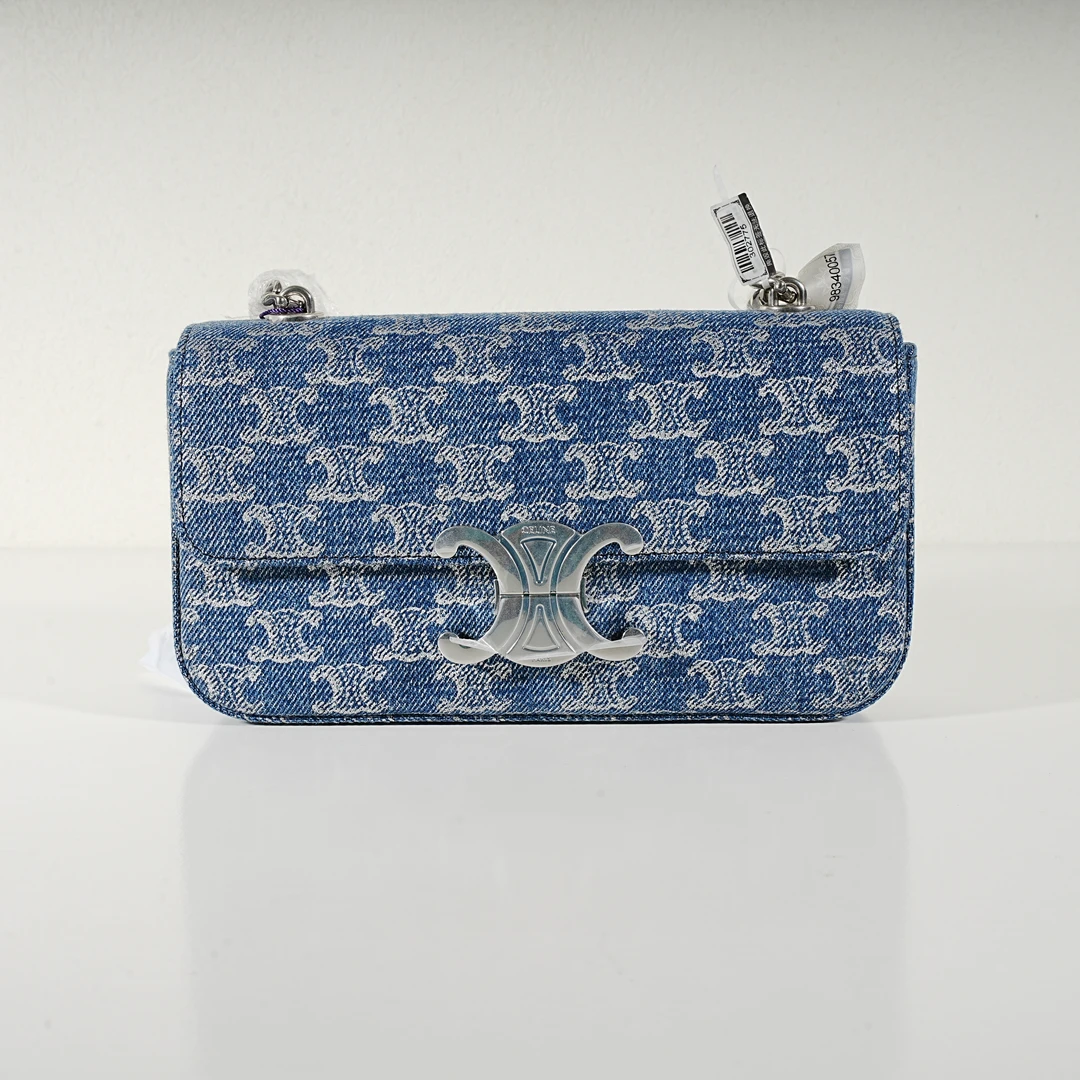 全新未使用 Celine/思琳 Celine牛仔腋下凯旋门