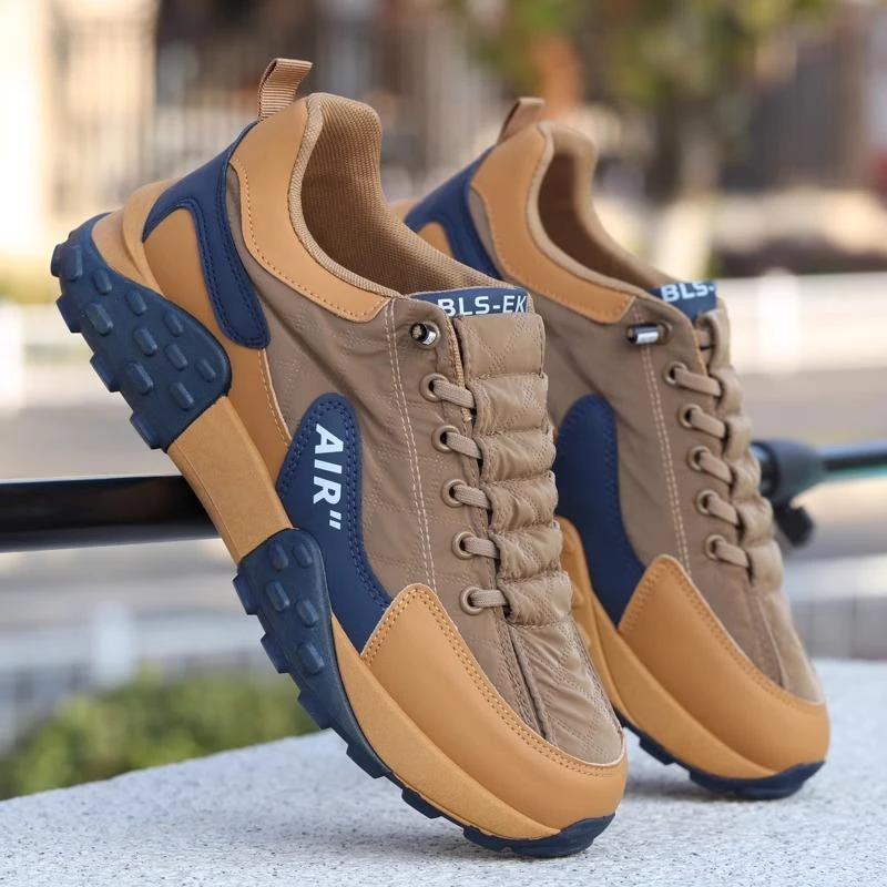 男鞋春秋2024新款休闲阿甘鞋子男潮鞋一脚蹬跑步运动男款休闲老爹