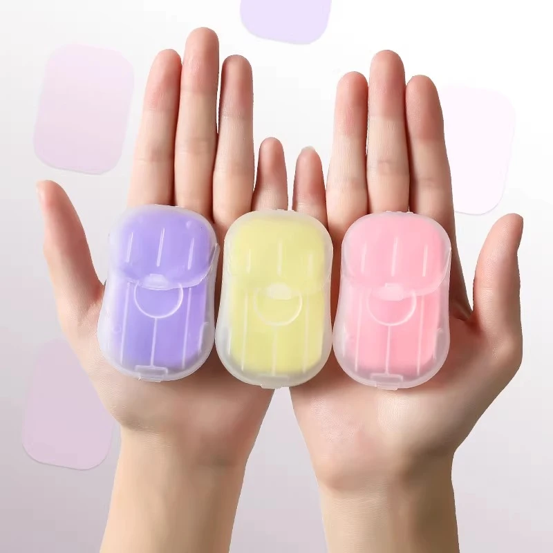 一次性香皂片户外旅行便携香皂纸抑菌洗手片学生儿童清洁随身肥皂