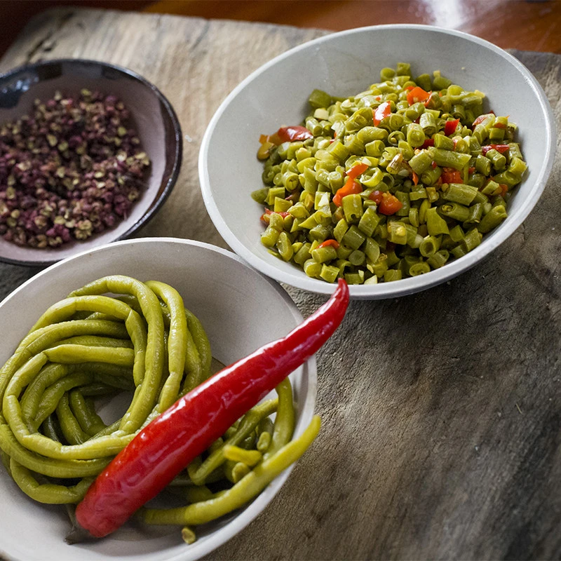 liufangling/刘芳玲湖北恩施土家高山酱腌酸豆角 开胃下饭 350g