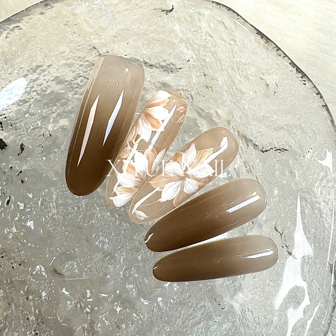 【彼岸花】熙悦纯手工高级气质显白ins温柔简约日常穿戴甲