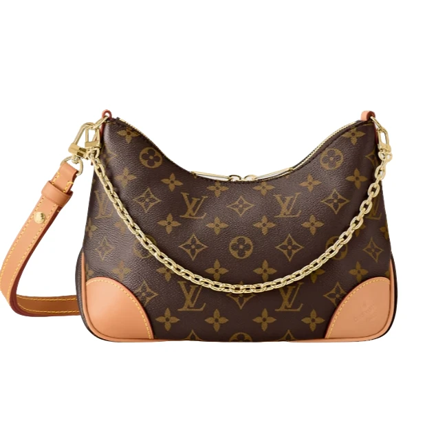 99新 LouisVuitton/路易威登  LV BOULOGNE 黄牛角 单肩包 芯片款