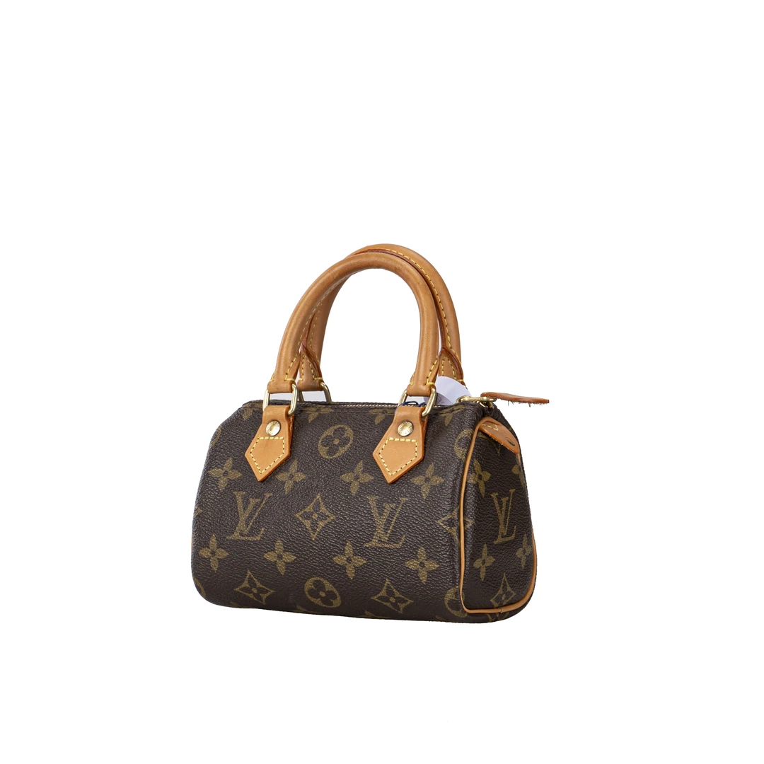 99新 LouisVuitton/路易威登 LV  迷你波士顿 手提包（植鞣革换新）