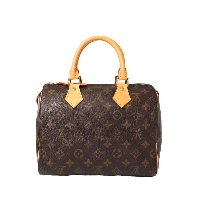 99新 LouisVuitton/路易威登 小雨 LVspeedy 25枕头包 植鞣革换新