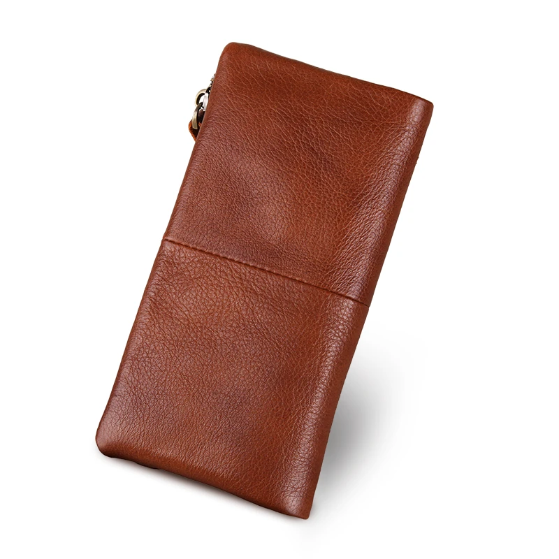 【匠心手作】优雅姐姐专属长款钱包真皮包女设计感时尚女士手拿包