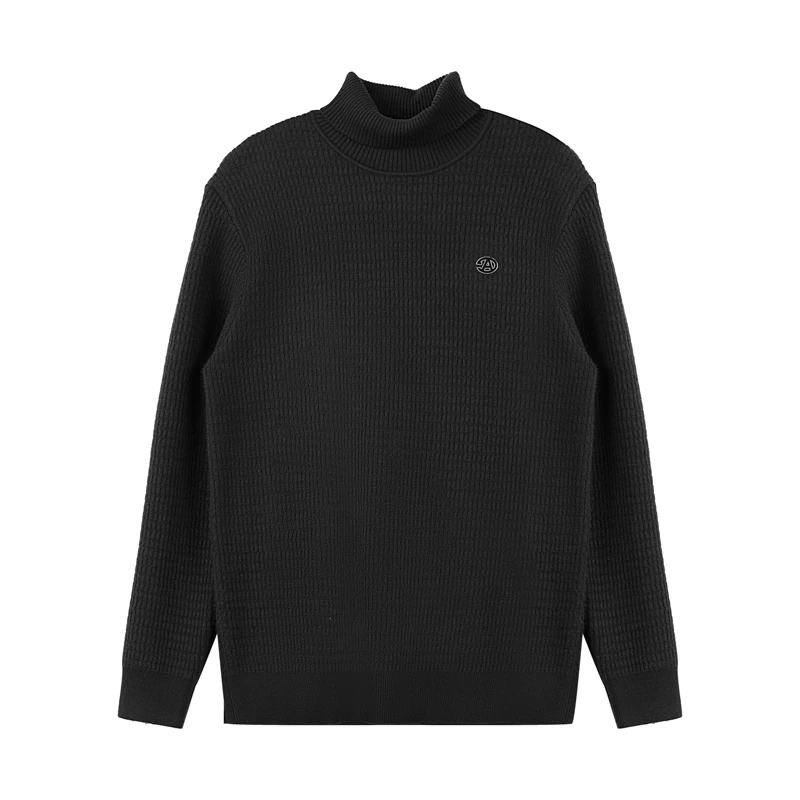 【胡轩推荐】纯色简约百搭秋冬内搭长袖高领针织毛衫/S107340143101