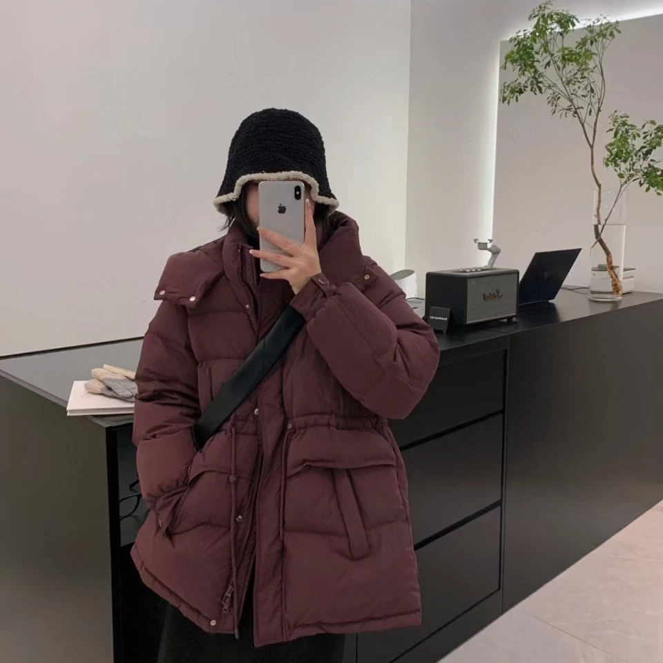 新国标白鸭绒时尚加厚羽绒服仙女冬显瘦短款保暖白鸭绒外套潮