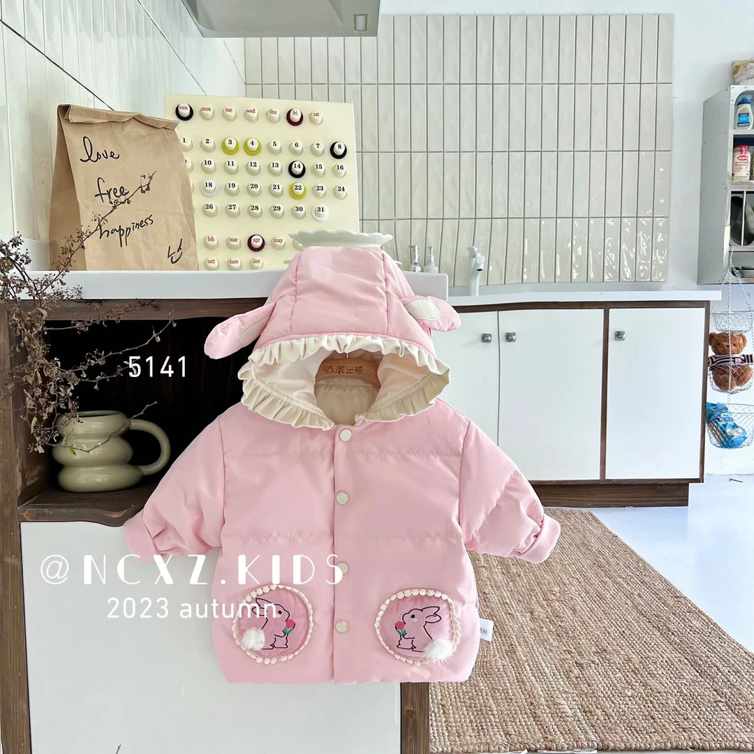 奶茶小猪宝宝轻薄型微瑕羽绒服（微瑕慎重下单 no退换 退回拉黑）