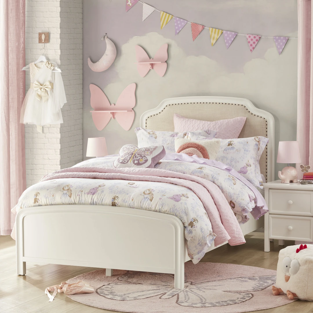 Harper 儿童1.2m/1.5m床-奶白色/浅米色-116491/116492