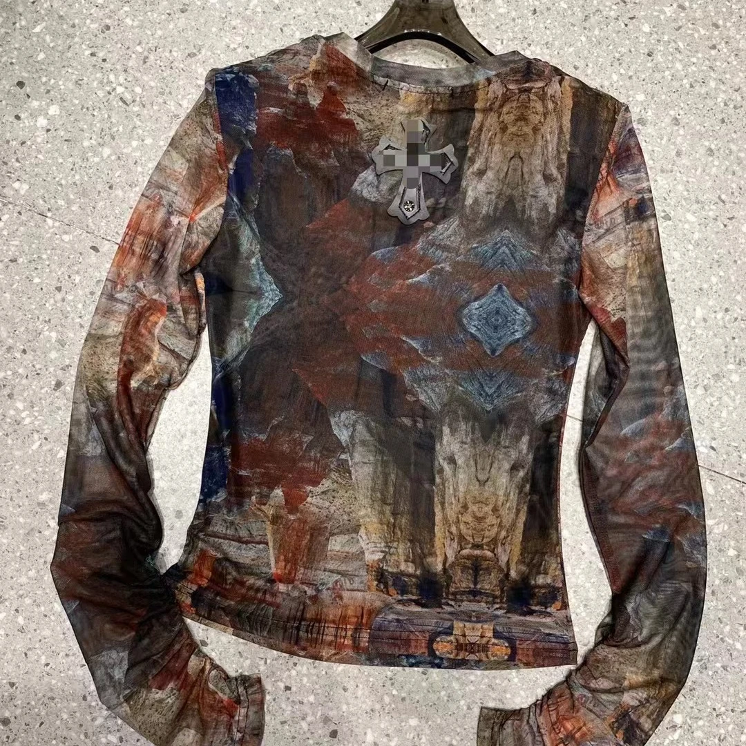 DA-J早春新款设计感复古美拉德气质打底女