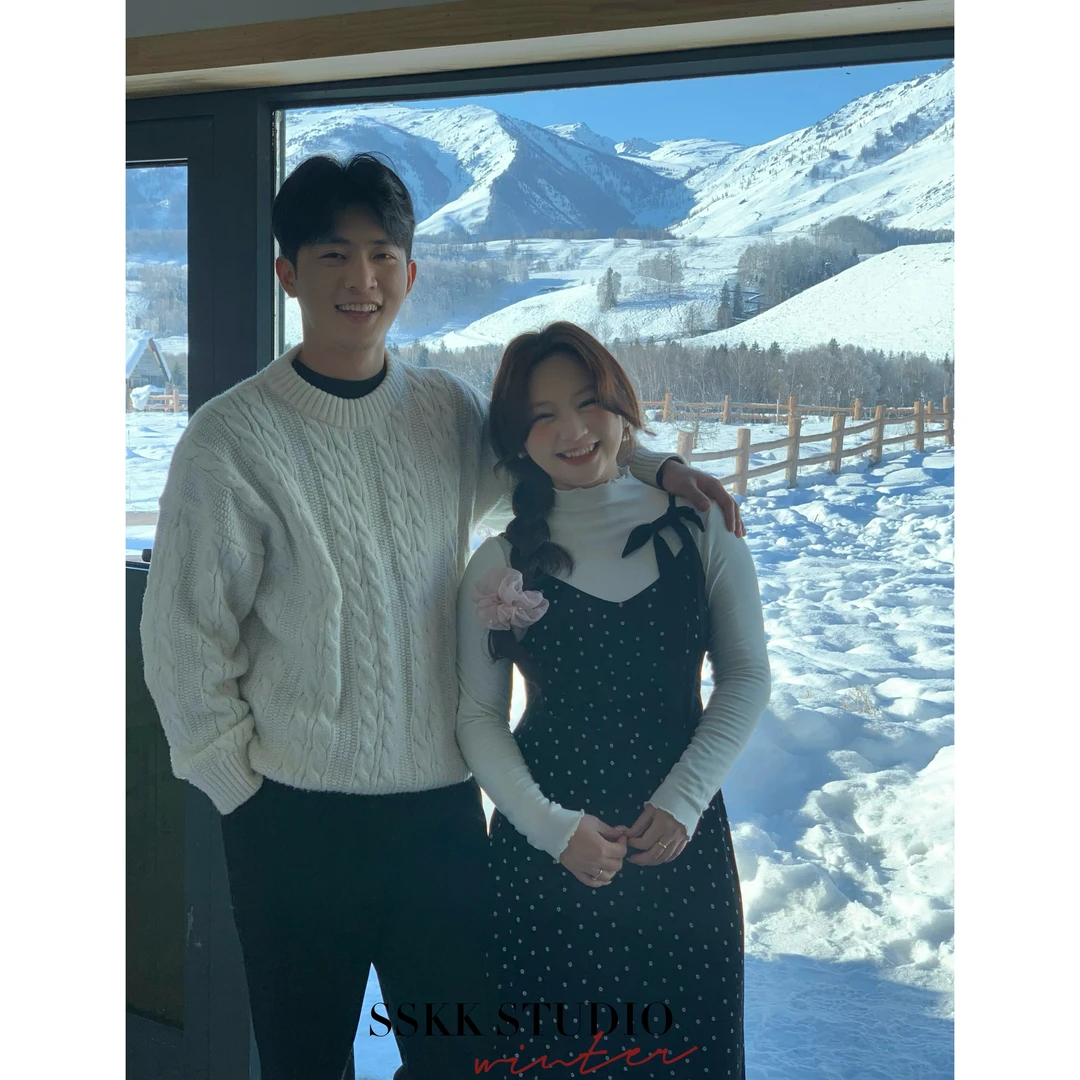 KMZY/KMZY山_山【留洋千金】微胖女装韩版气质淑女假两件丝绒连衣裙