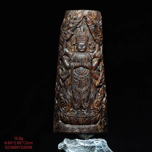 阿九沉香 新品正文莱黑棋沉水15.8g