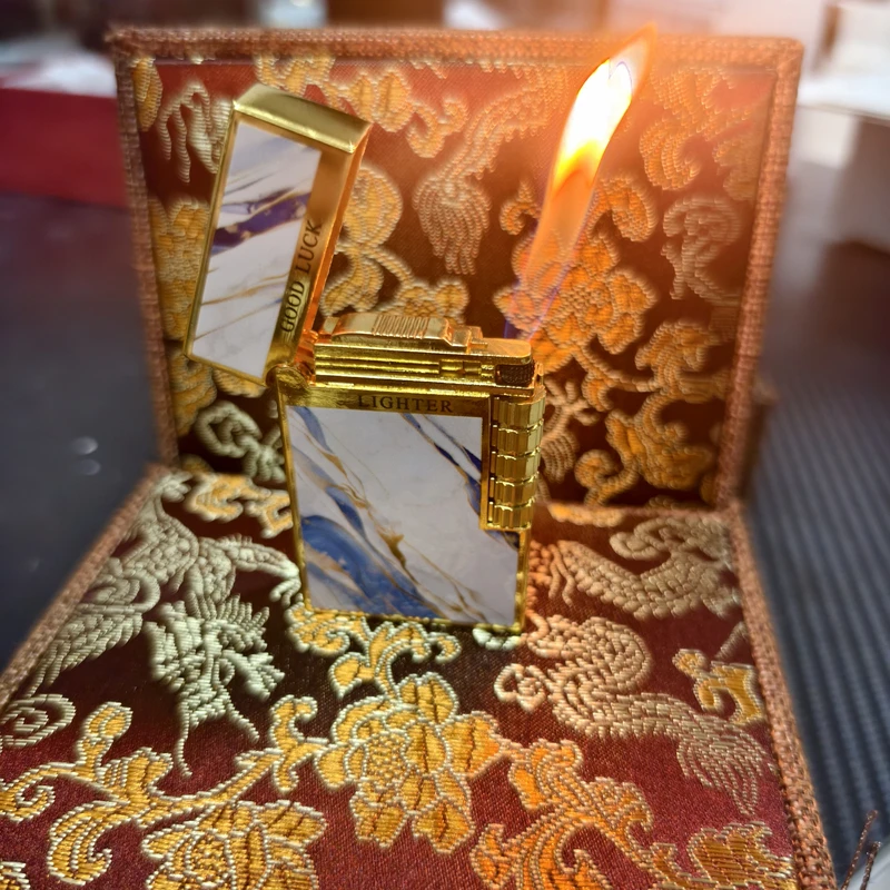 朗声侧滑砂轮打火机