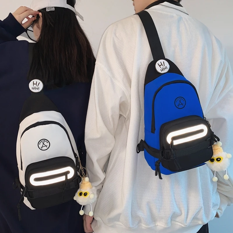 男童斜挎包中大童韩版帅气夏季儿童胸包时尚潮酷轻便外出旅游背包