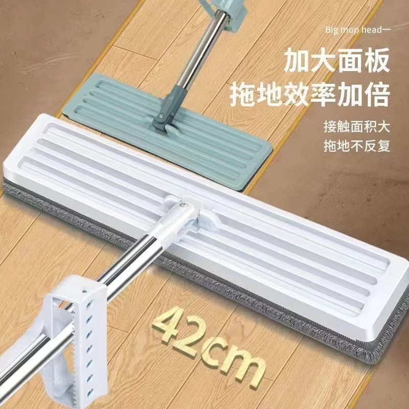 免手洗2024新款平板拖把家用一拖净加大吸水懒人地拖拖布拖地神器