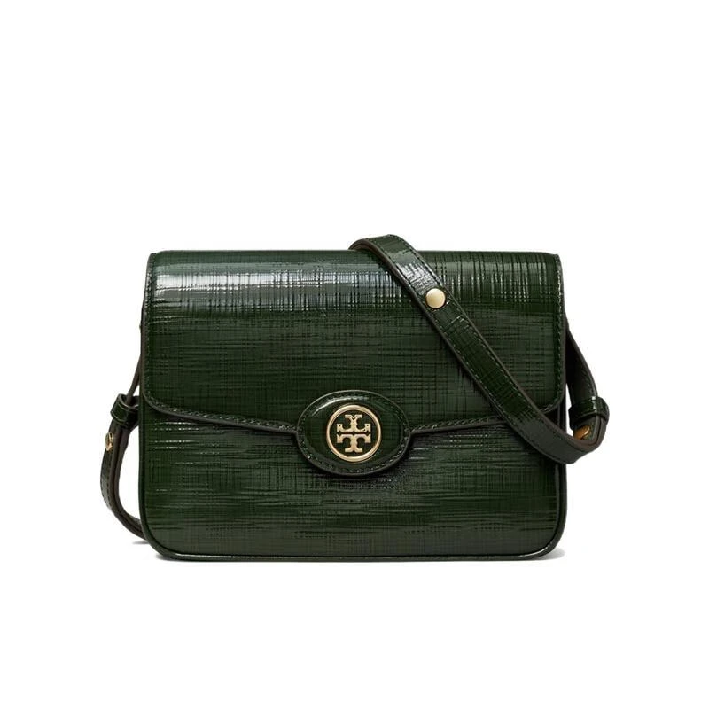 TORY BURCH/汤丽柏琦ROBINSON系列21翻盖单肩斜纹豆腐包154731