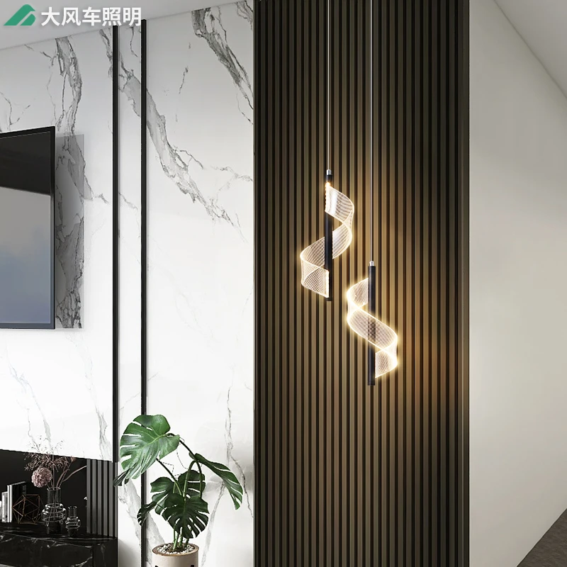 装饰小吊灯现代简约轻奢卧室床头玄关吊灯客厅电视背景墙简约灯具