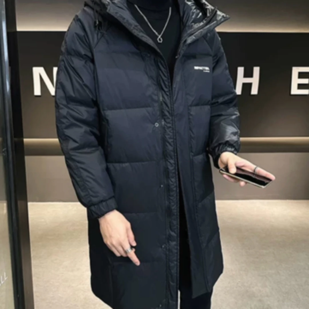 冬季男士长款加厚保暖外套