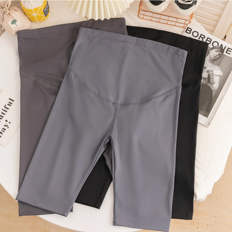 孕妇打底裤夏季薄款短裤女外穿鲨鱼裤瑜伽裤子五分中裤安全裤夏装