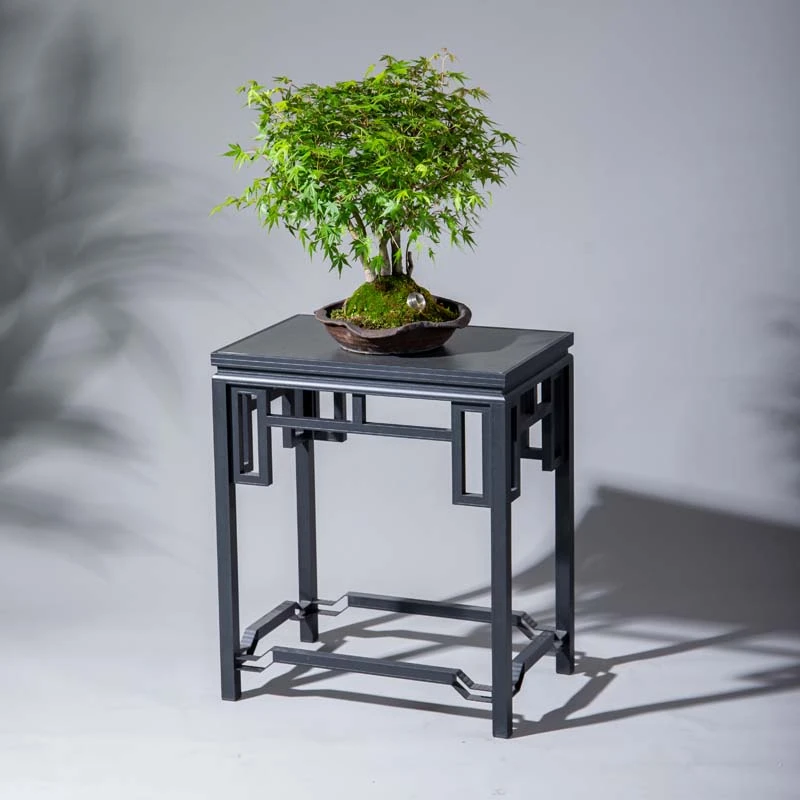 莫兰星铝合金花架几架单层案台盆景展示架工具园艺户外可定制花架
