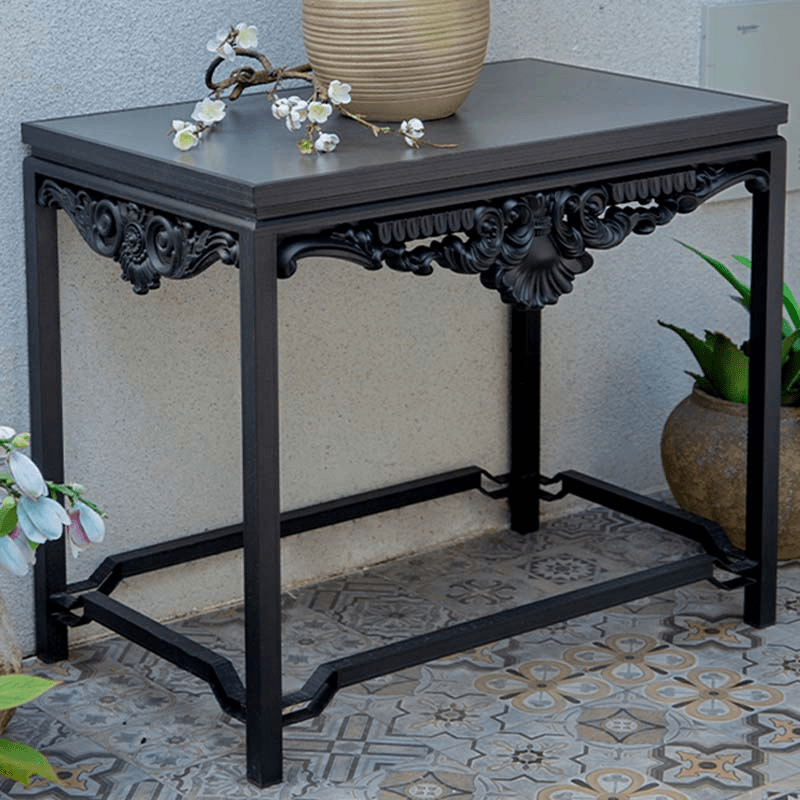 铝合金欧式花架园艺欧式案台玄关架金属花架大型盆景架厂家定制