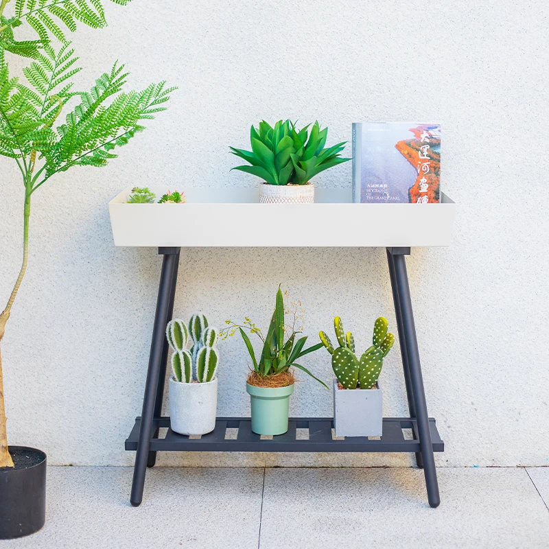 置物架莫兰星铝合金花架宿舍绿植园艺花架简约户外花架阳台花架