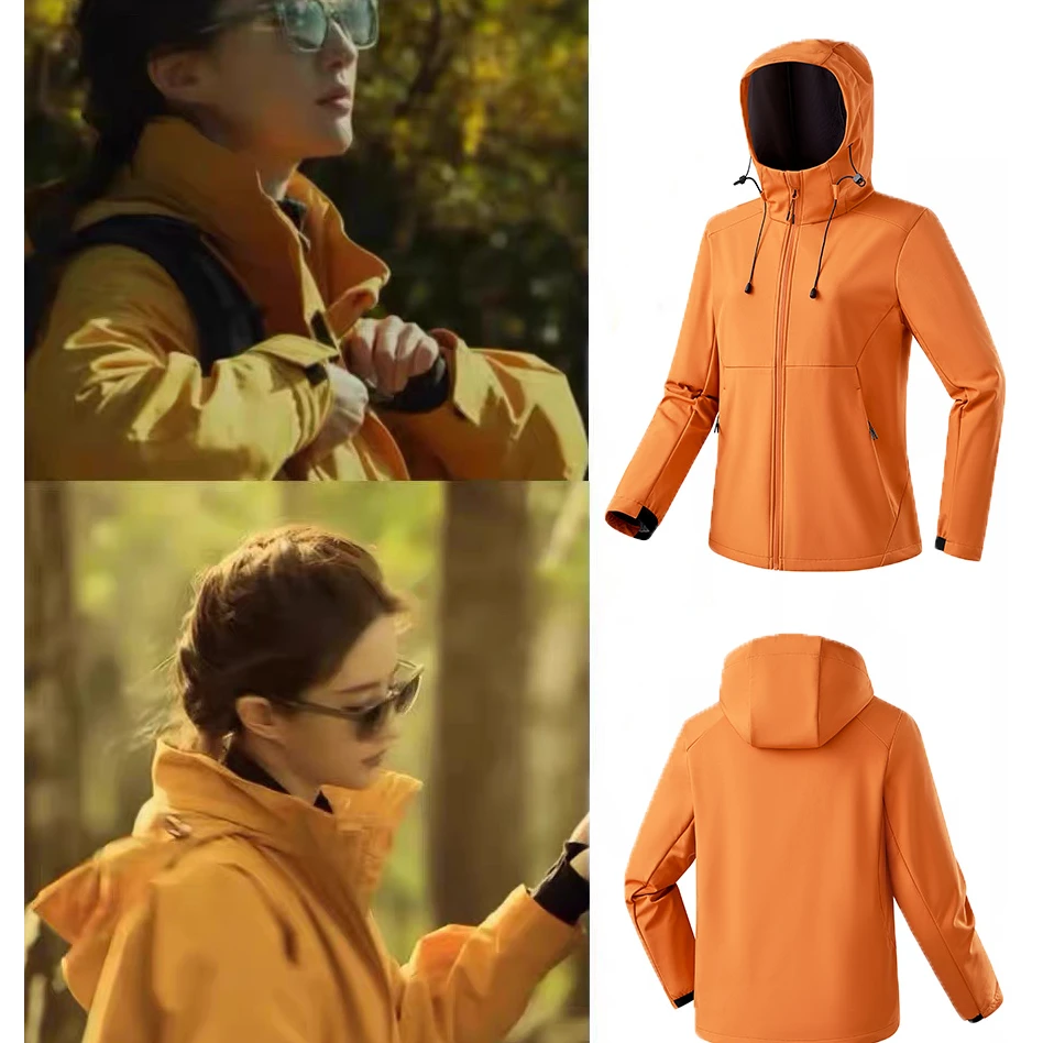 玫瑰的故事黄亦玫同款洋气独特高级感舒适时尚防风夹克外套