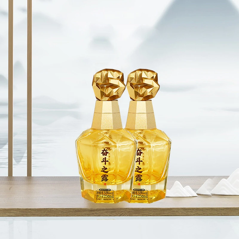 镖族奋斗之露融礼250ml*2礼盒装酱香型53度白酒