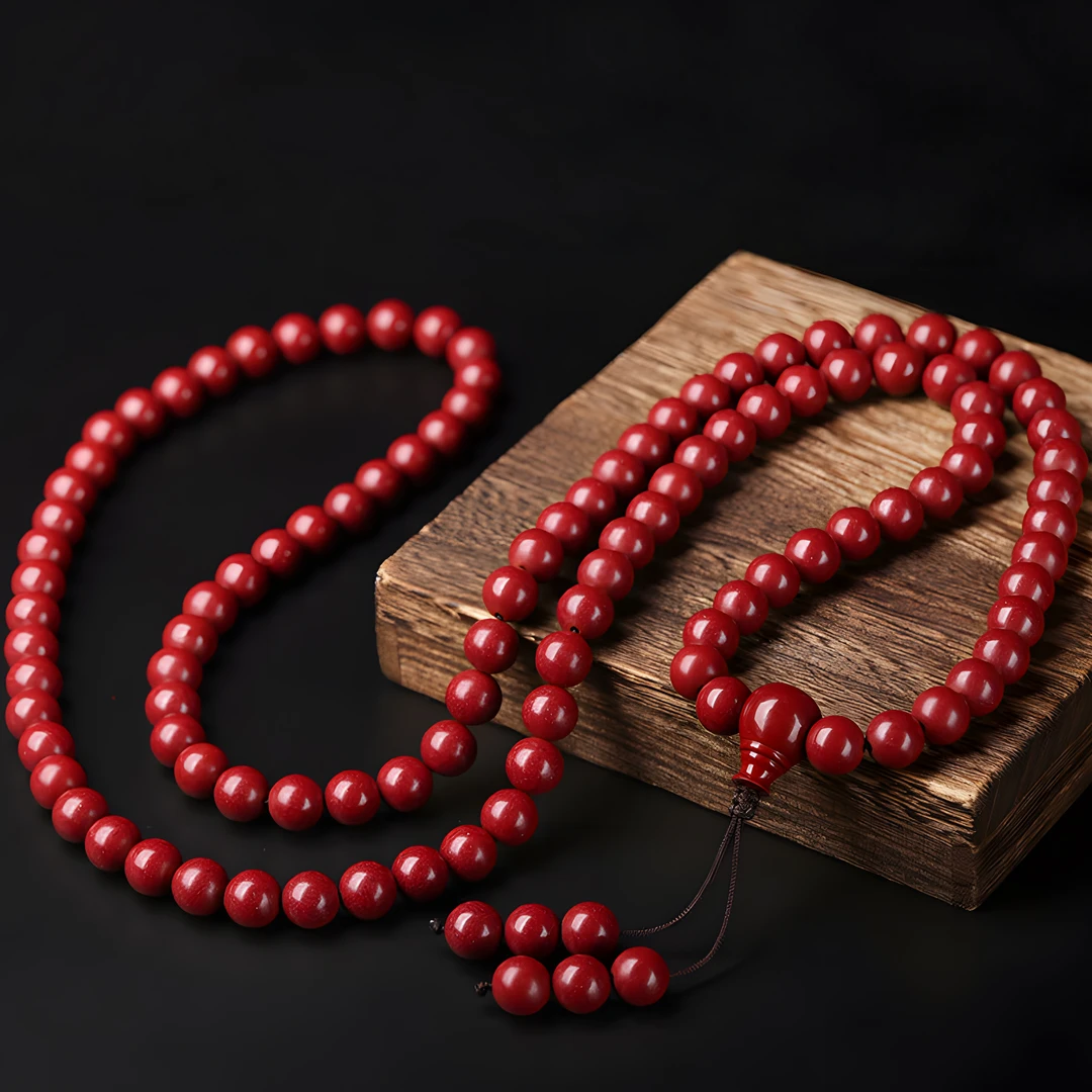 瑞思祥 【高含量紫金砂】天然砂108颗手串