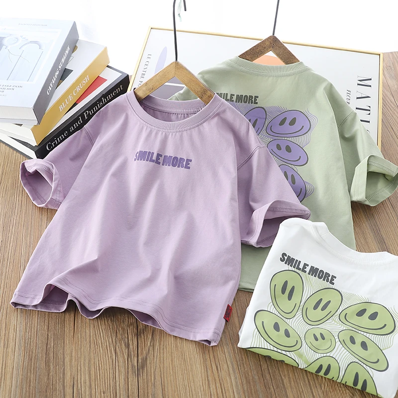 男童短袖T恤韩版中大童冰瓷棉凉感半袖衣服薄款透气夏季儿童上衣