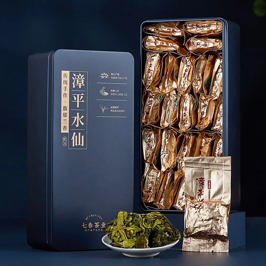 七春茶叶 特级私房漳平水仙茶500g 新茶冻茶 浓香型乌龙茶礼盒装