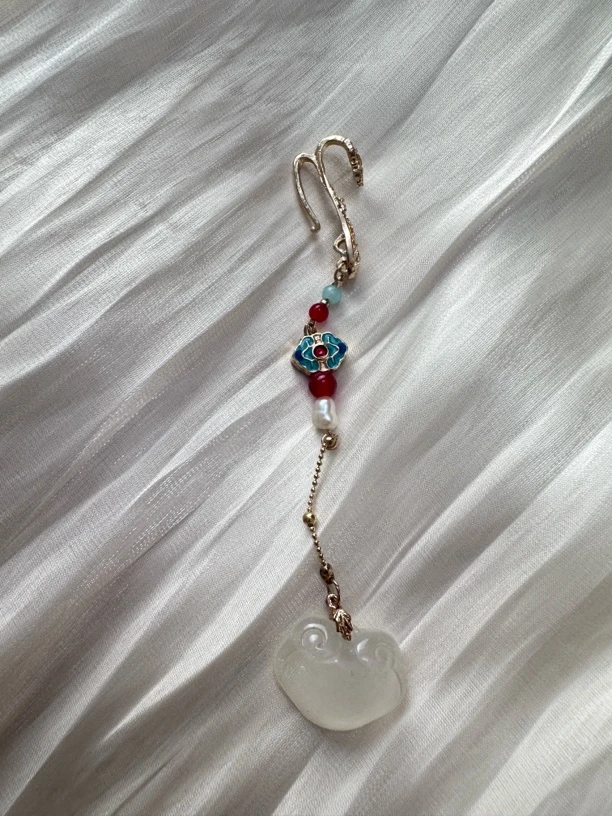 不锈钢亚克力胸针 旗袍饰品 压襟