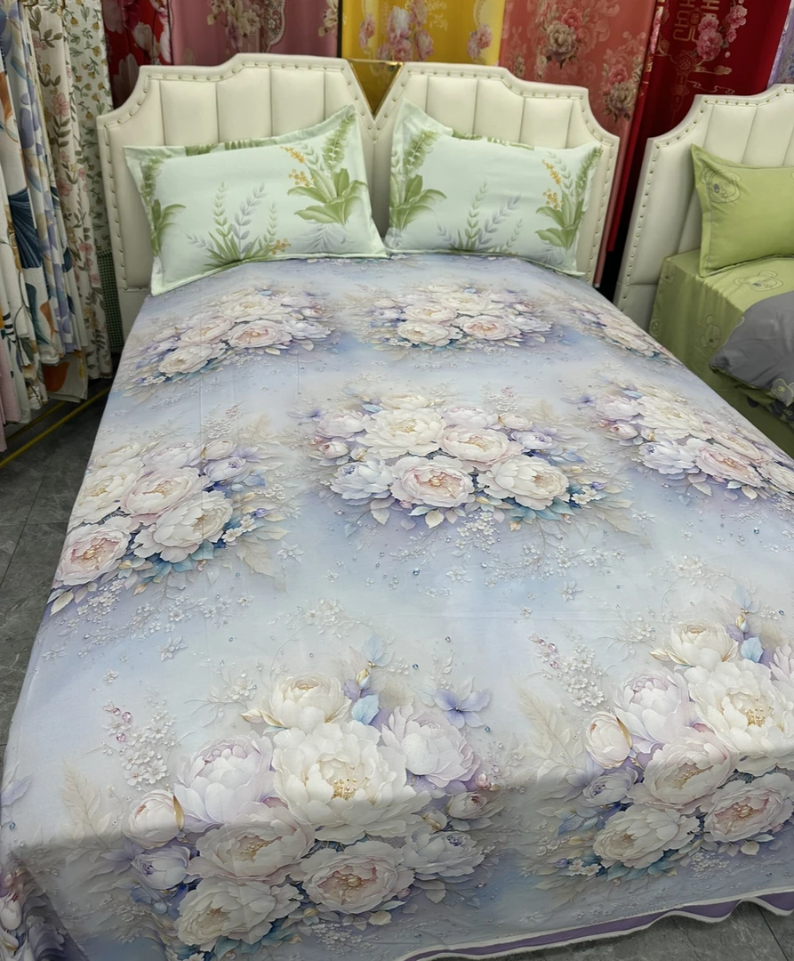 （妖娆） 尺寸2.5✖️2.5 ±5厘米 纯棉莱赛尔天丝 双人床单