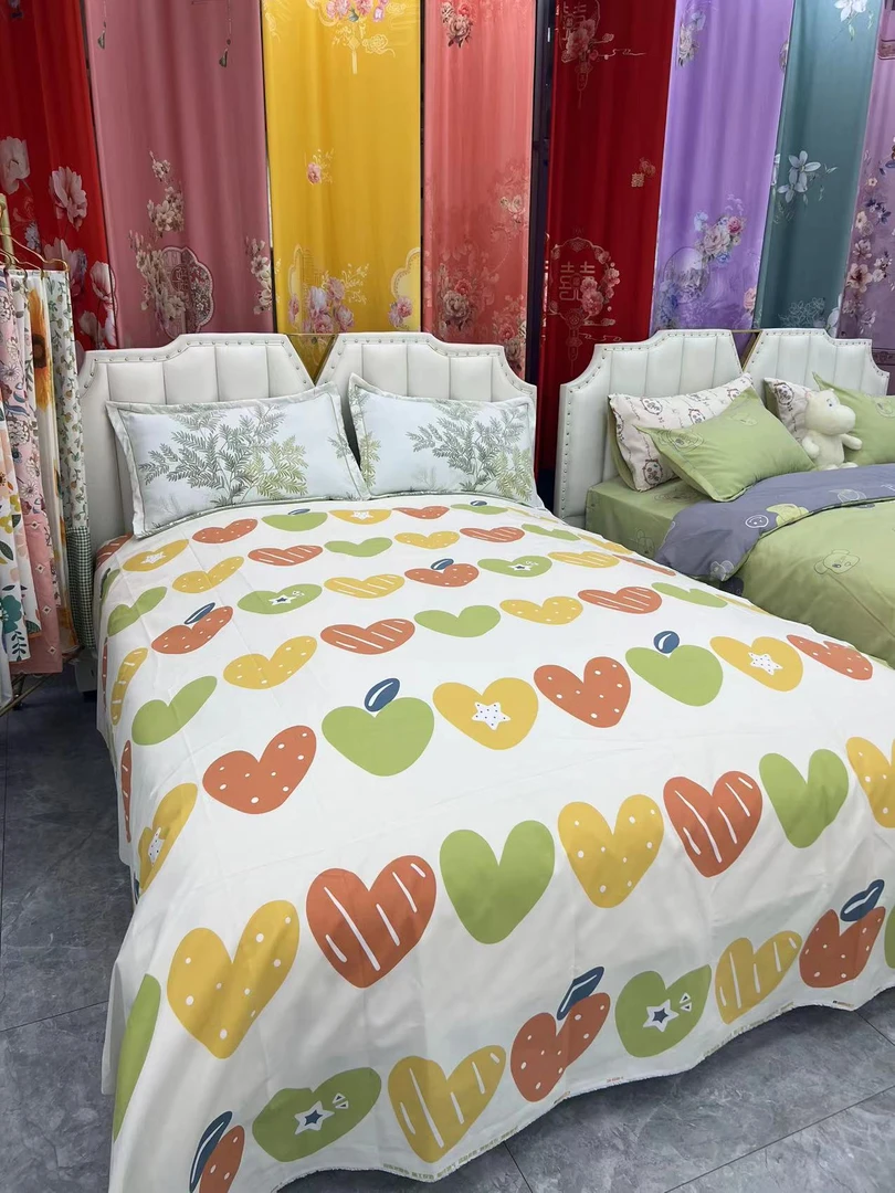 （心心相印）双人床单 尺寸2✖️2.45 ±5厘米  升级版 加厚 四季款