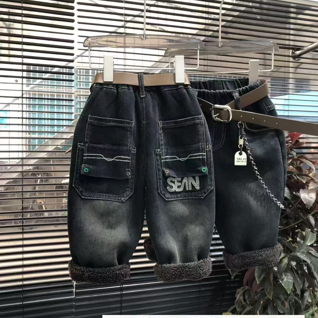 儿童男韩版裤子冬天