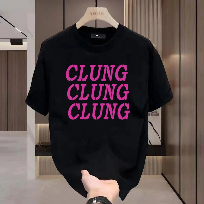 情侣装夏装新款潮牌短袖T恤男黑色ins潮100%纯棉设计感小众上衣