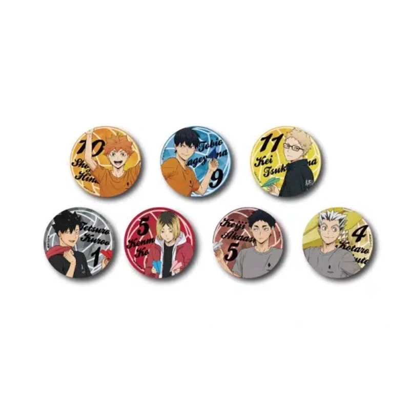 【代拆】排球少年角川 成田机场纸飞机ver 闪吧唧徽章 盲盒