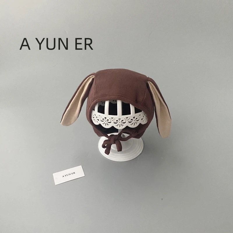 婴儿帽子秋冬款新生儿男宝宝胎帽初生小月龄护囟门套头防风护耳帽