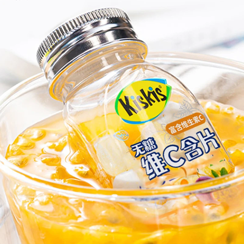 酷滋kiskis维C清口含片 接吻糖口气清新休闲零食糖果水果味便携