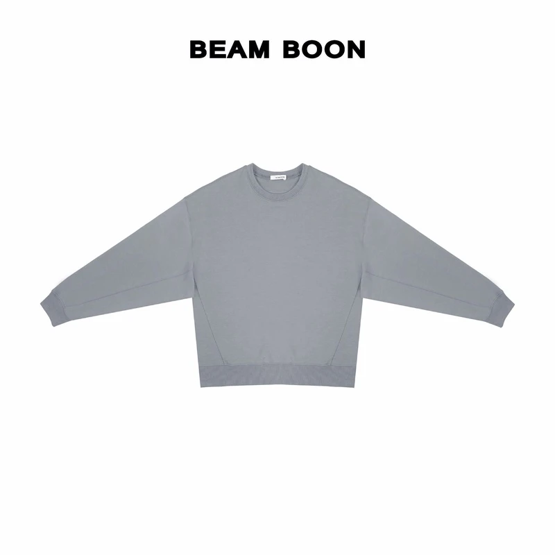 Beam Boon|【色彩假日】云朵般轻盈柔软立体结构廓形拼接休闲卫衣