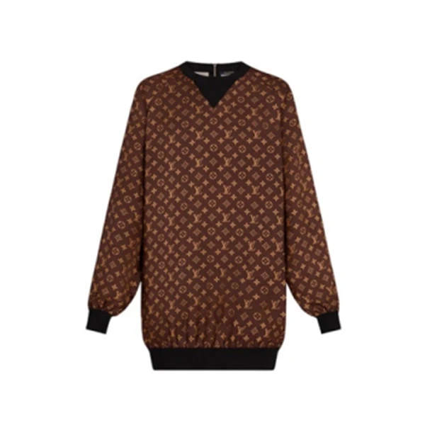 全新未使用 LouisVuitton/路易威登 小花6娜TP028929袖连衣裙