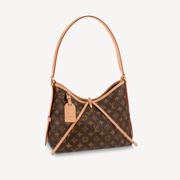 全新未使用  Nico专享/CARRYALL 小号 配子袋 老花 PVC 金扣