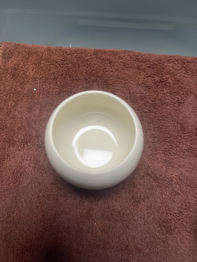 【闪购商品】，白色冰裂龙蛋陶瓷水杯品茗茶具茶器茶杯主人杯家用